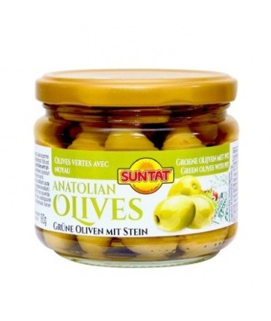 Olive verte 300 ml, boîte.