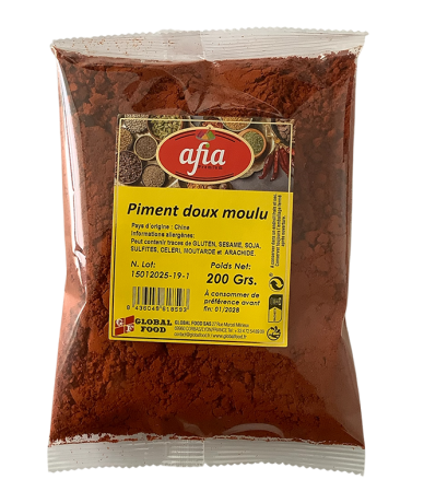 AFIA 200Gr Piment Doux Moulu