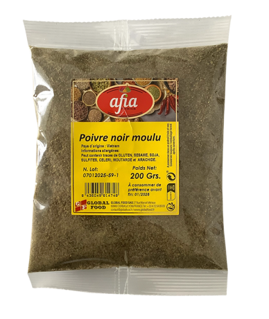 AFIA 200Gr Poivre Noir Moulu