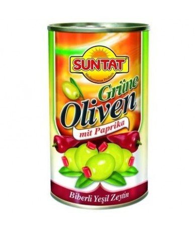 Olives vertes au poivre...