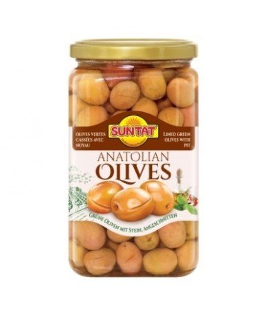 Olives vertes grattées 850...