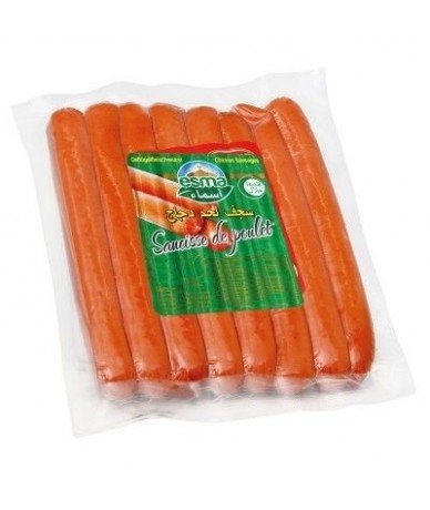 Saucisse de poulet ESMA 400 g