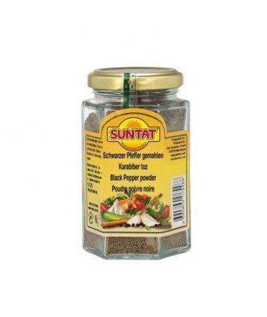Poivre noir en boîte de 90g.