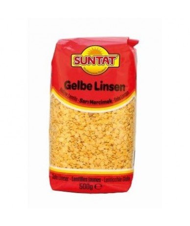 Lentilles jaunes 500g