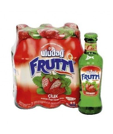 Eau minérale à la fraise...